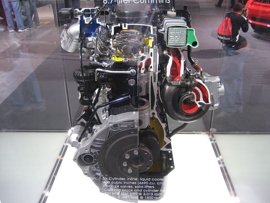 Cummins 6.7 engine, same family as the QSB6.7