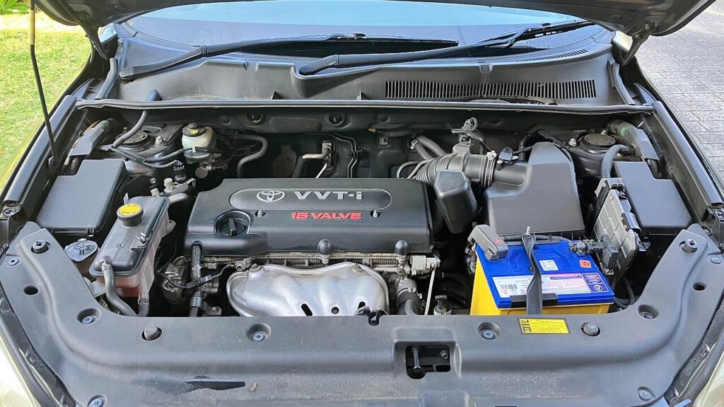 Toyota 2AZ-FE engine installed in a Toyota RAV4