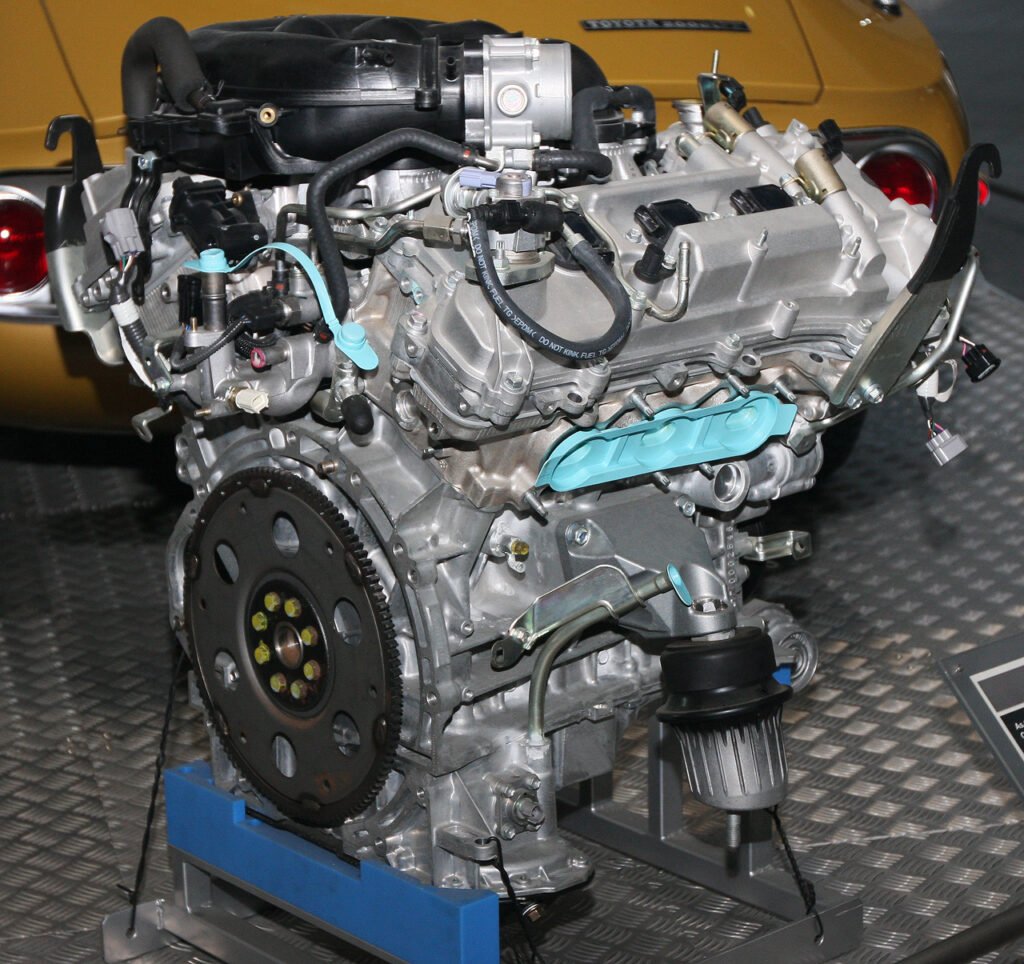 Toyota 4GR-FSE engine for sale, rear view of the 2.5L V6