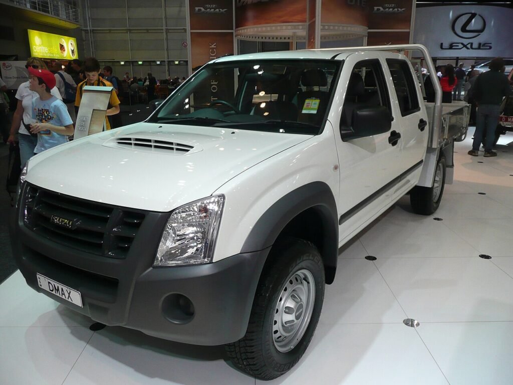 Isuzu D-Max cab chassis work ute with 4JJ1 engine