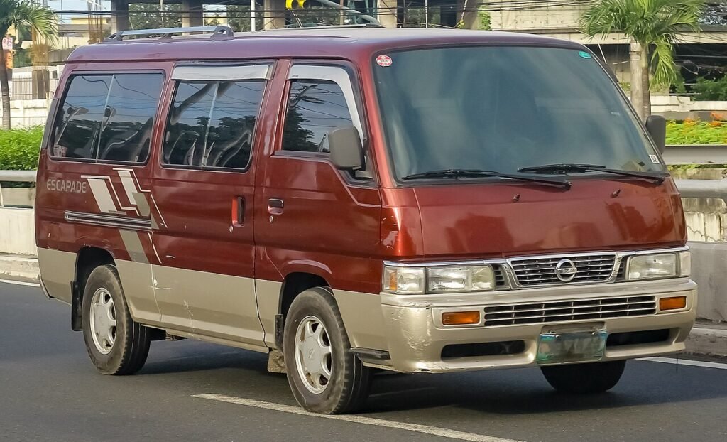 Nissan Urvan E24 2.7 diesel van that uses the TD27